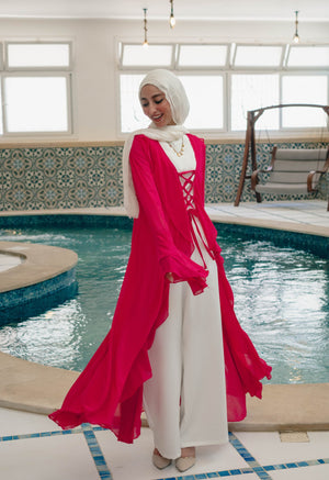 Alvaro kimono with ruffles - Lillyscarfofficial