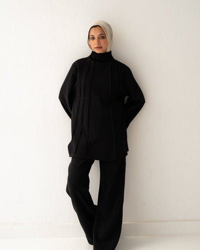 Amelia Set in black - Lillyscarfofficial