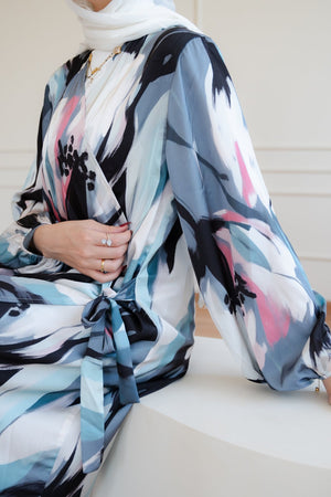 Arlo dress (blue) - Lillyscarfofficial