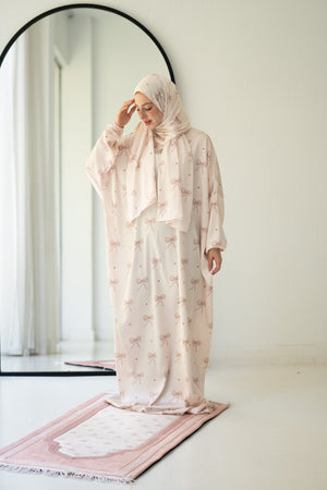 Beige Bows Isdal - Lillyscarfofficial