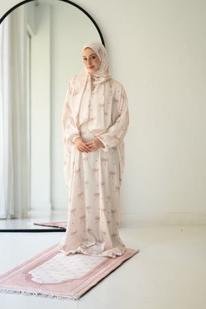 Beige Bows Isdal - Lillyscarfofficial