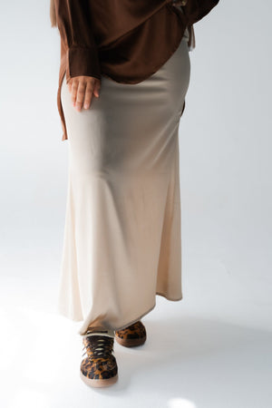 Beige skirt - Lillyscarfofficial