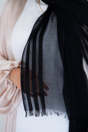 Black Linen - Lillyscarfofficial