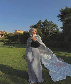 Crushed chiffon skirt - Lillyscarfofficial