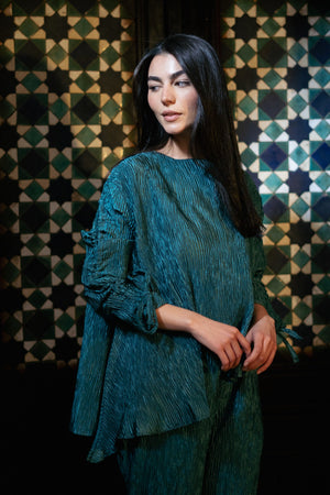 Emerald Plissé - Lillyscarfofficial