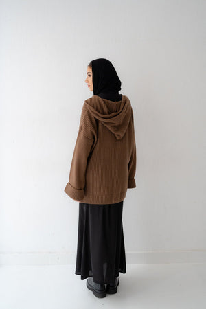 Handmade Trico in brown - Lillyscarfofficial