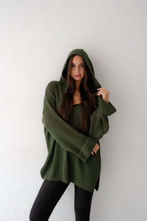 Handmade Trico in olive - Lillyscarfofficial