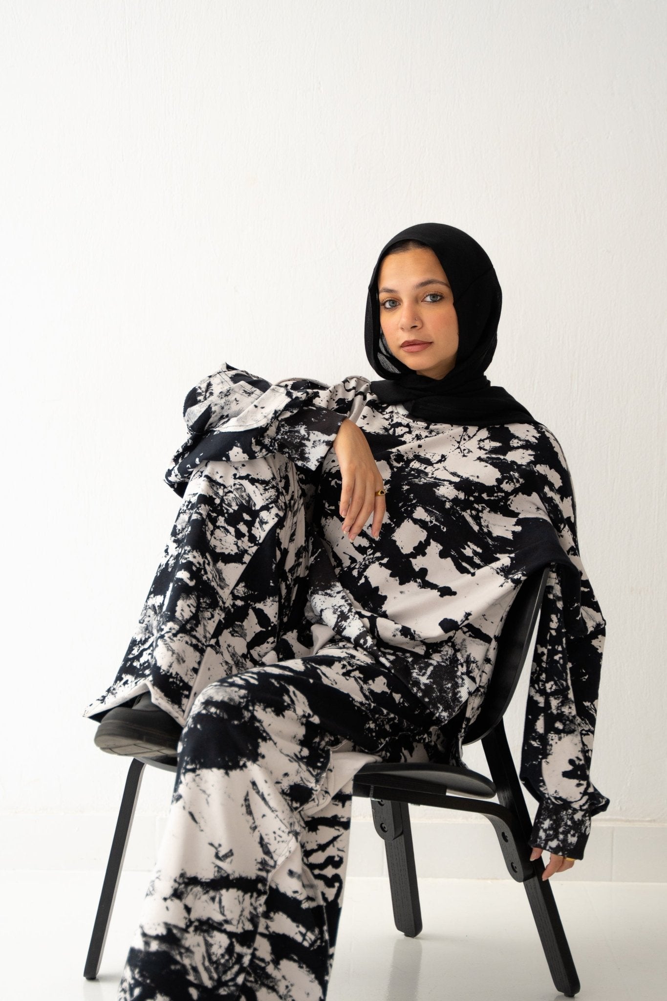 leno set in black&White - Lillyscarfofficial