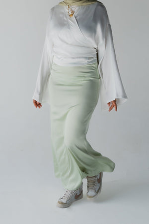 Light mint skirt - Lillyscarfofficial