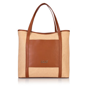 Lilly Classic Woven Tote - Lillyscarfofficial