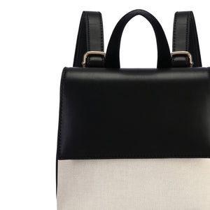 Linen Noir Backpack - Lillyscarfofficial