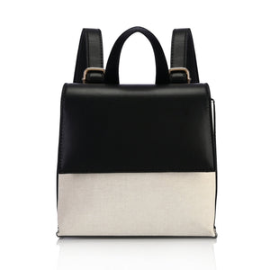 Linen Noir Backpack - Lillyscarfofficial