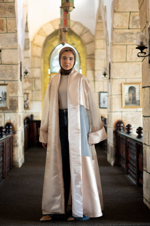 Mikado Tulle Caftan - Lillyscarfofficial