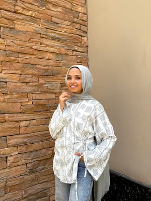 Ounass in gray - Lillyscarfofficial