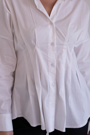 Ruffled Collared puff sleeve - Lillyscarfofficial