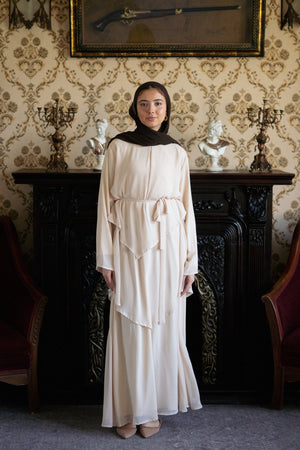 Swan chiffon dress - Lillyscarfofficial