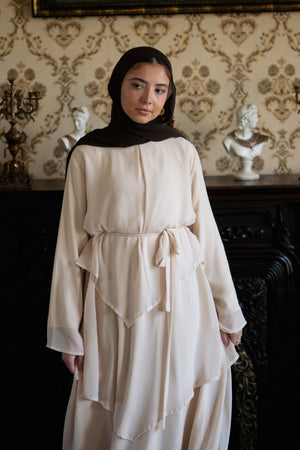 Swan chiffon dress - Lillyscarfofficial