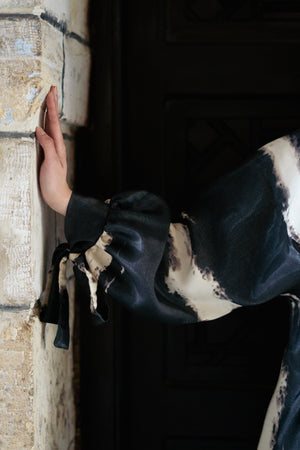 Tie Dye Shimmer Blouse - Lillyscarfofficial