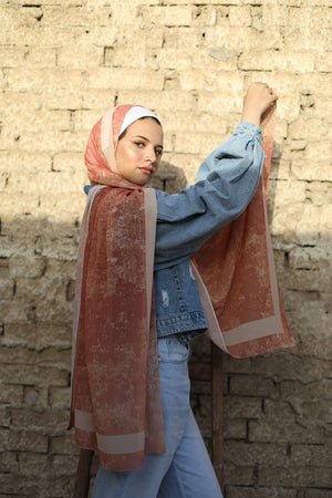 Orange Glitter - Lillyscarfofficial