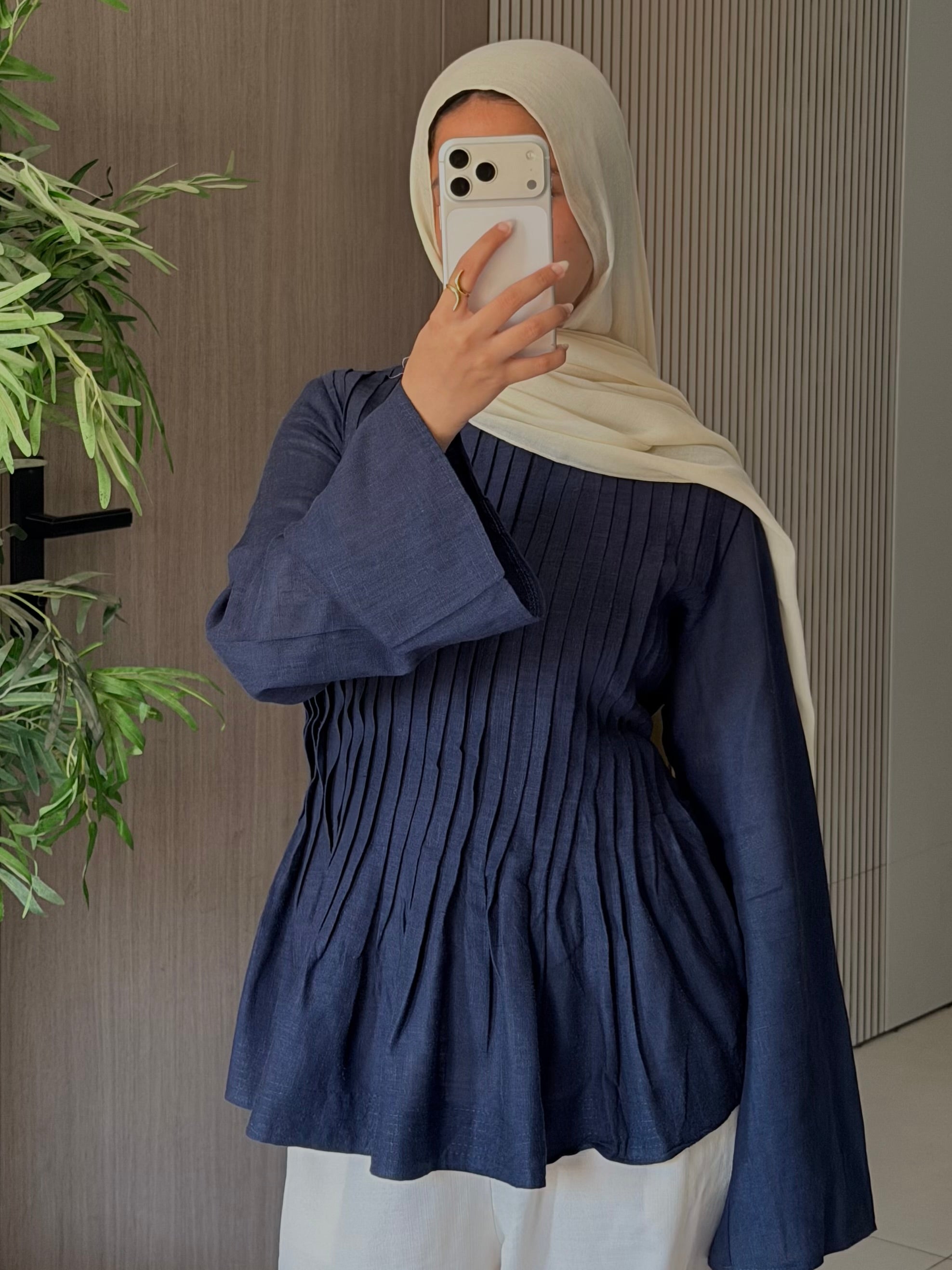 Colette Linen Top