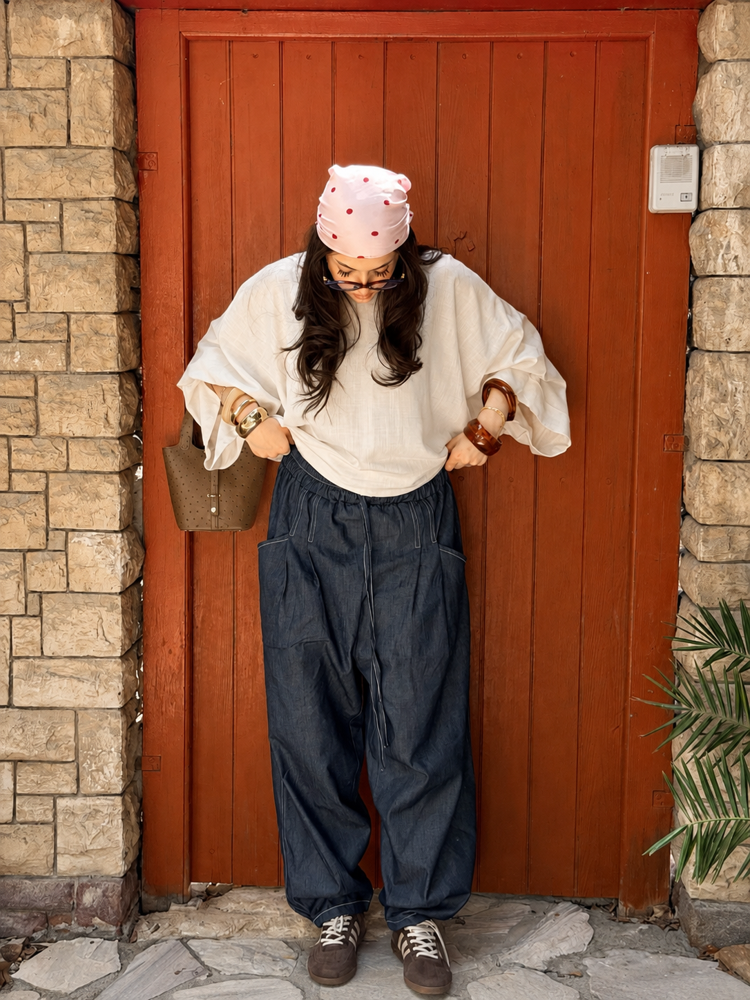 Balloon Pant in Denim