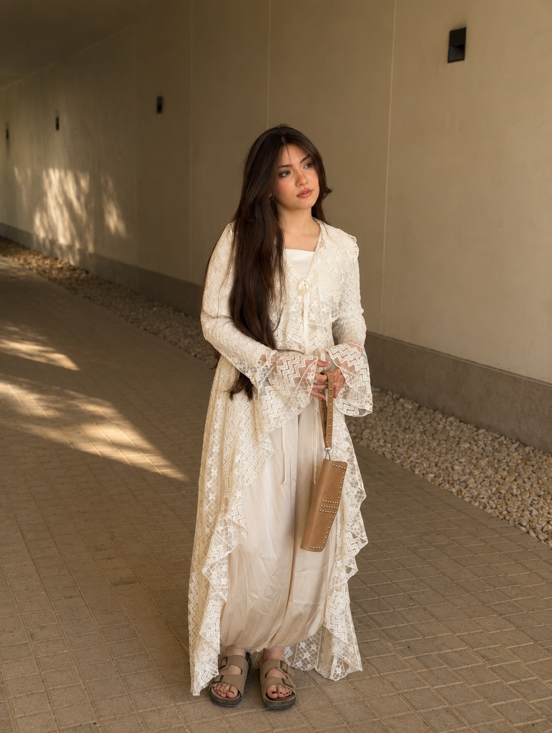 Long Lace Kimono