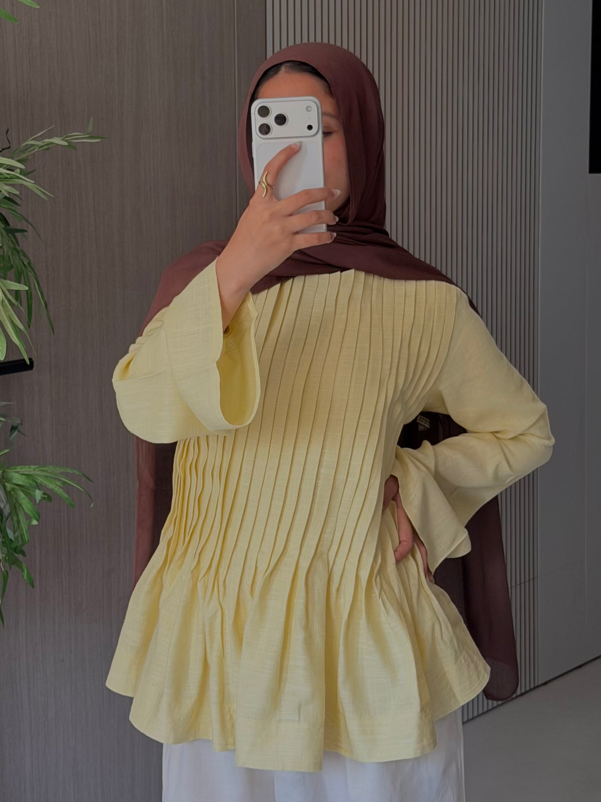 Colette Linen Top