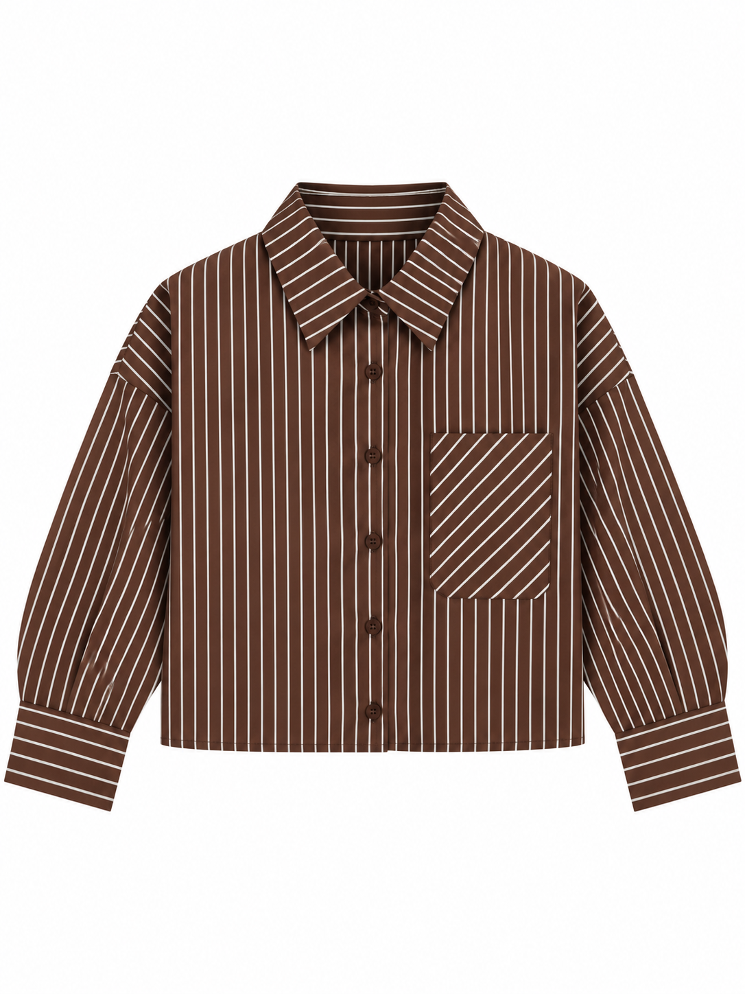 Cropped Striped Shirt