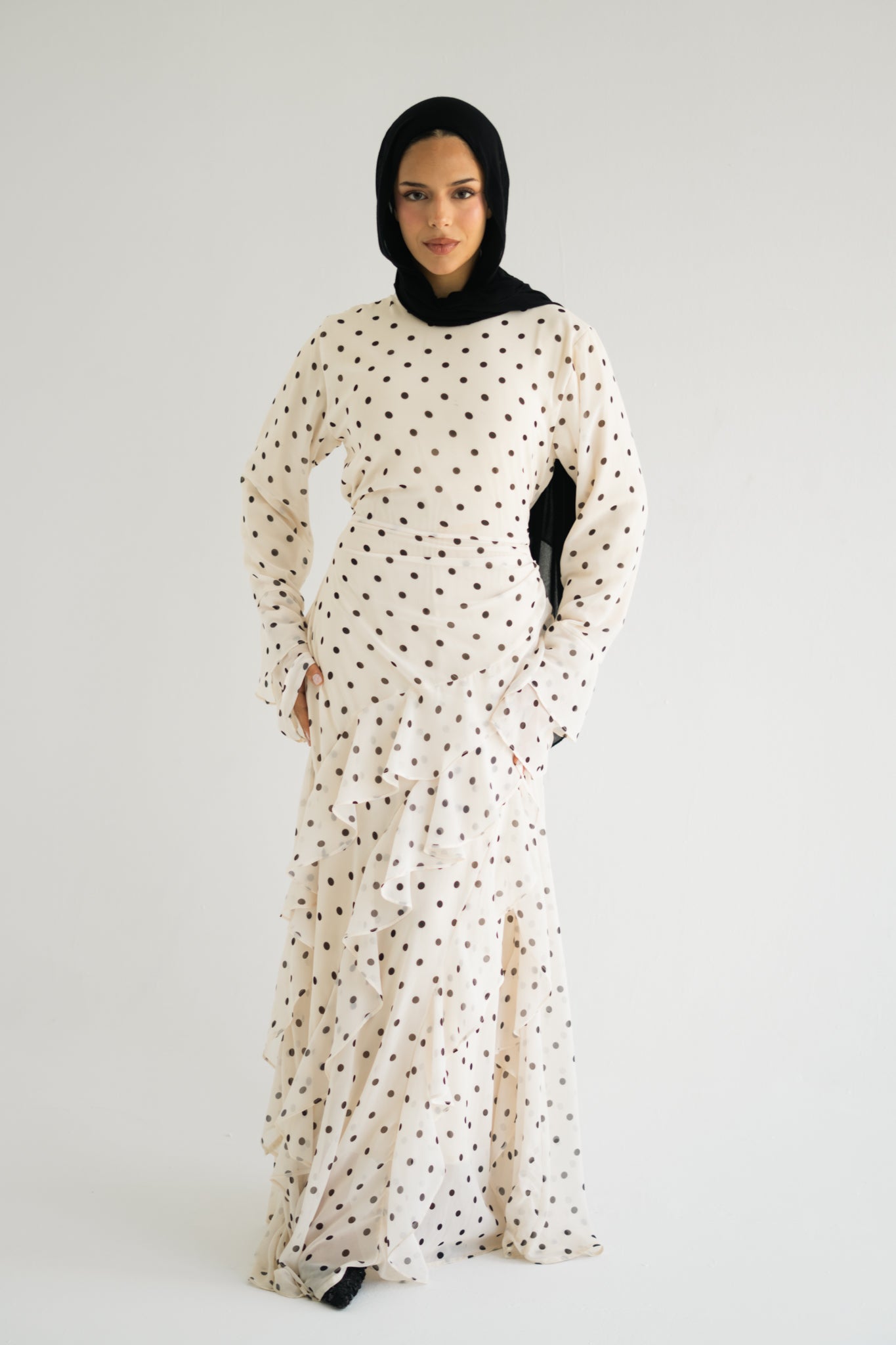 Polka Dot Maxi Dress