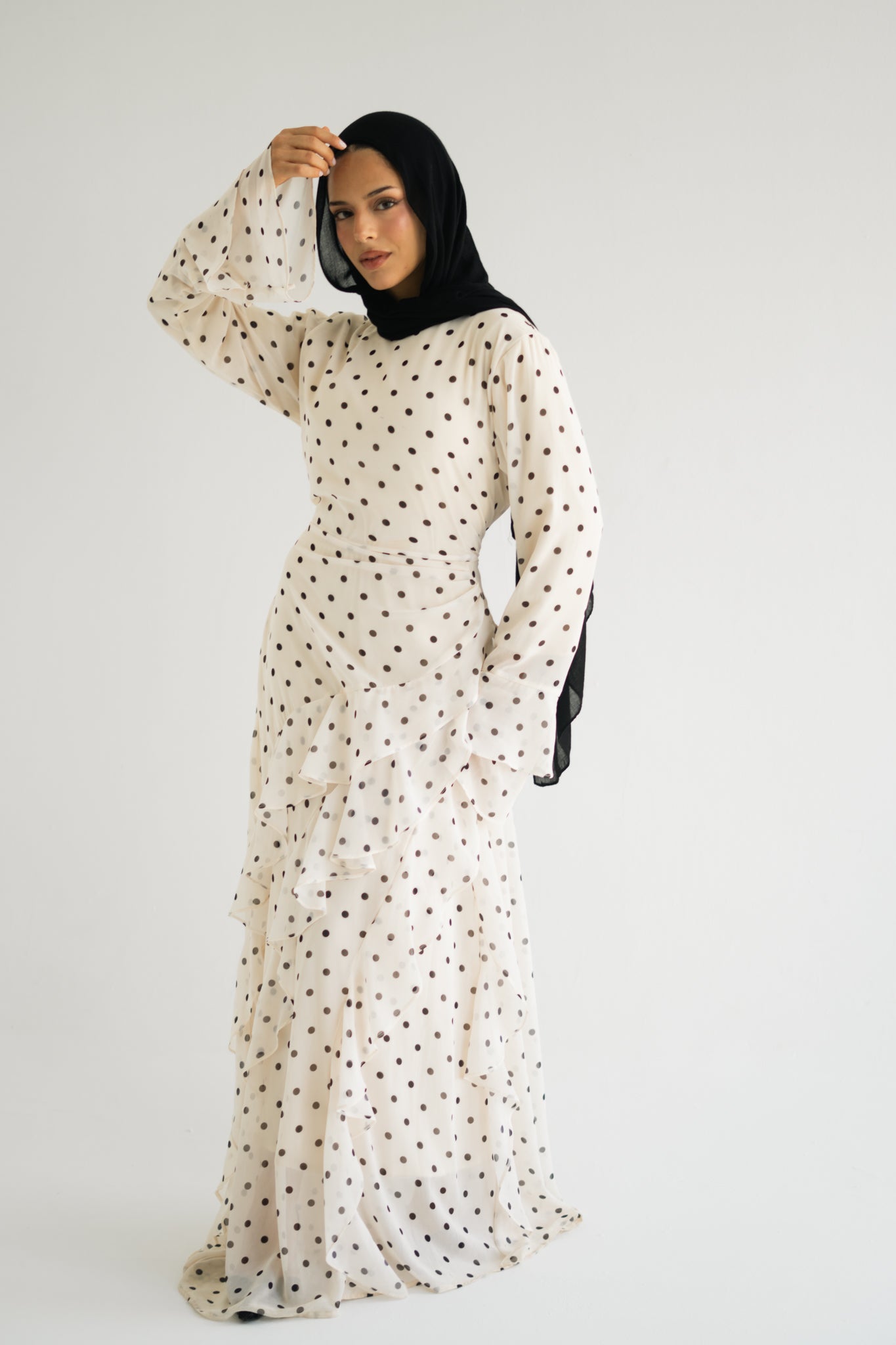 Polka Dot Maxi Dress