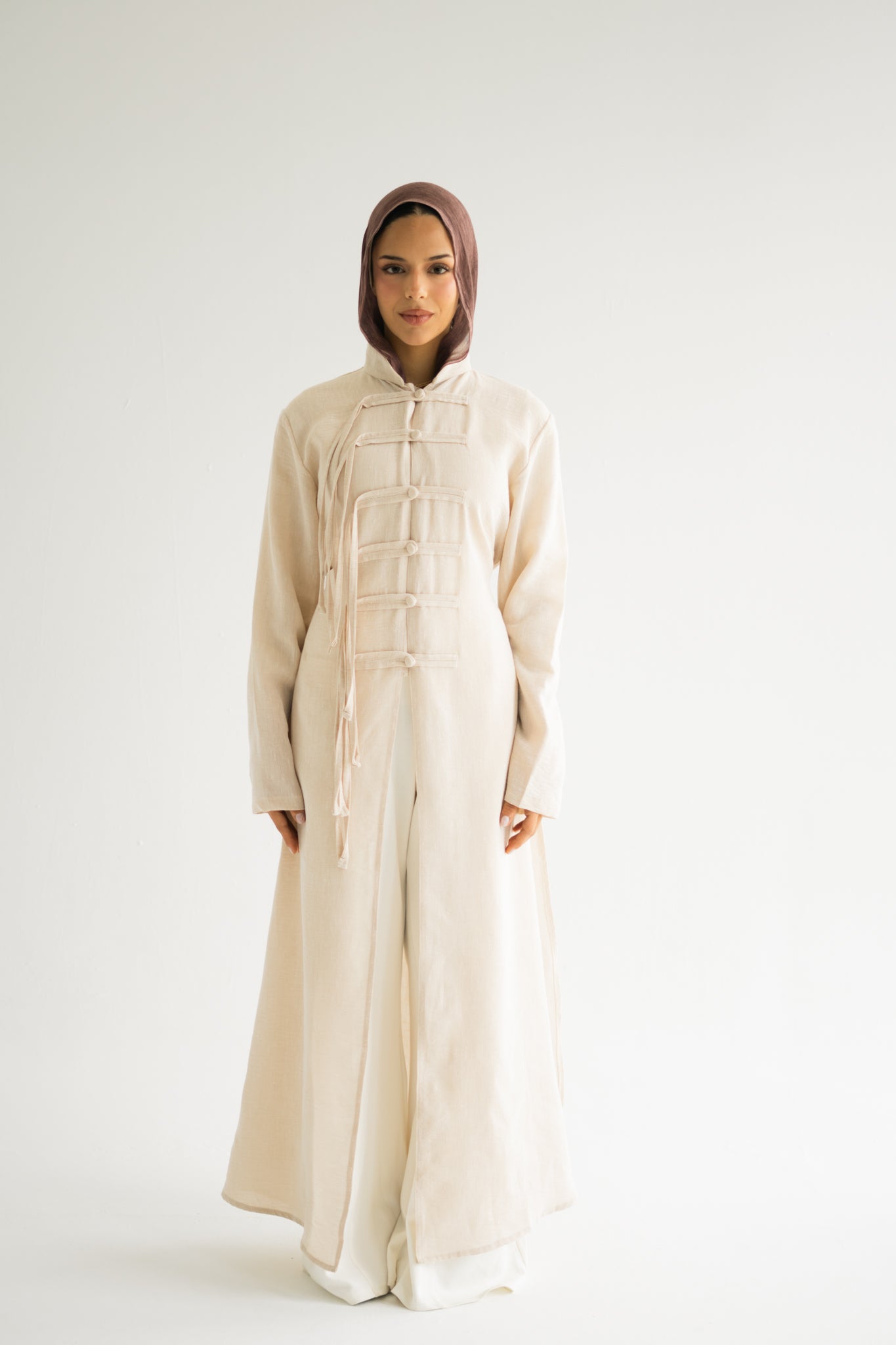 Frog button long shirt