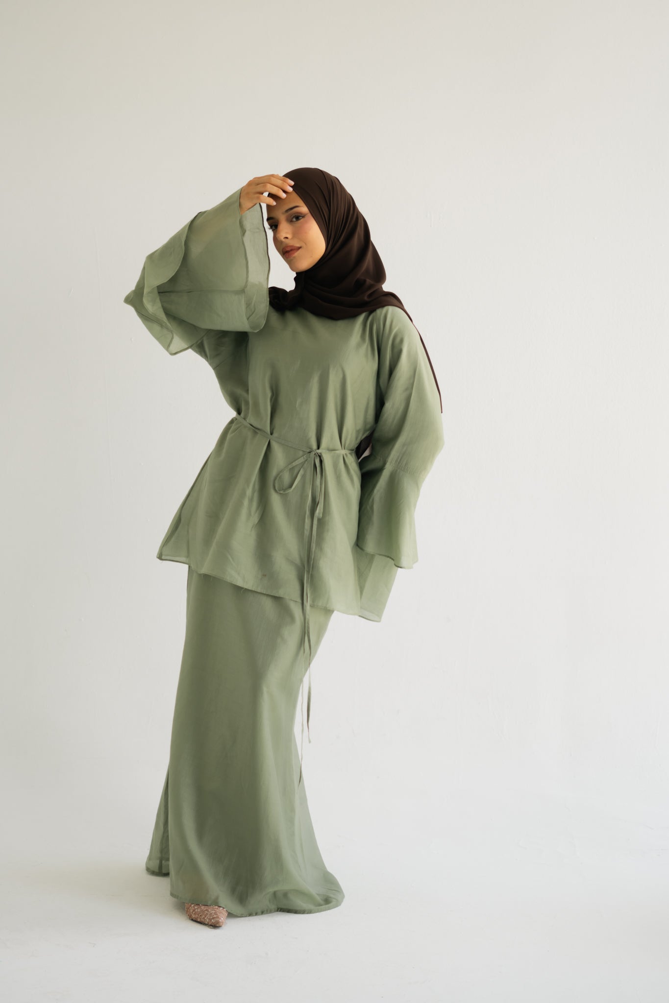 The Cedar ruffle set