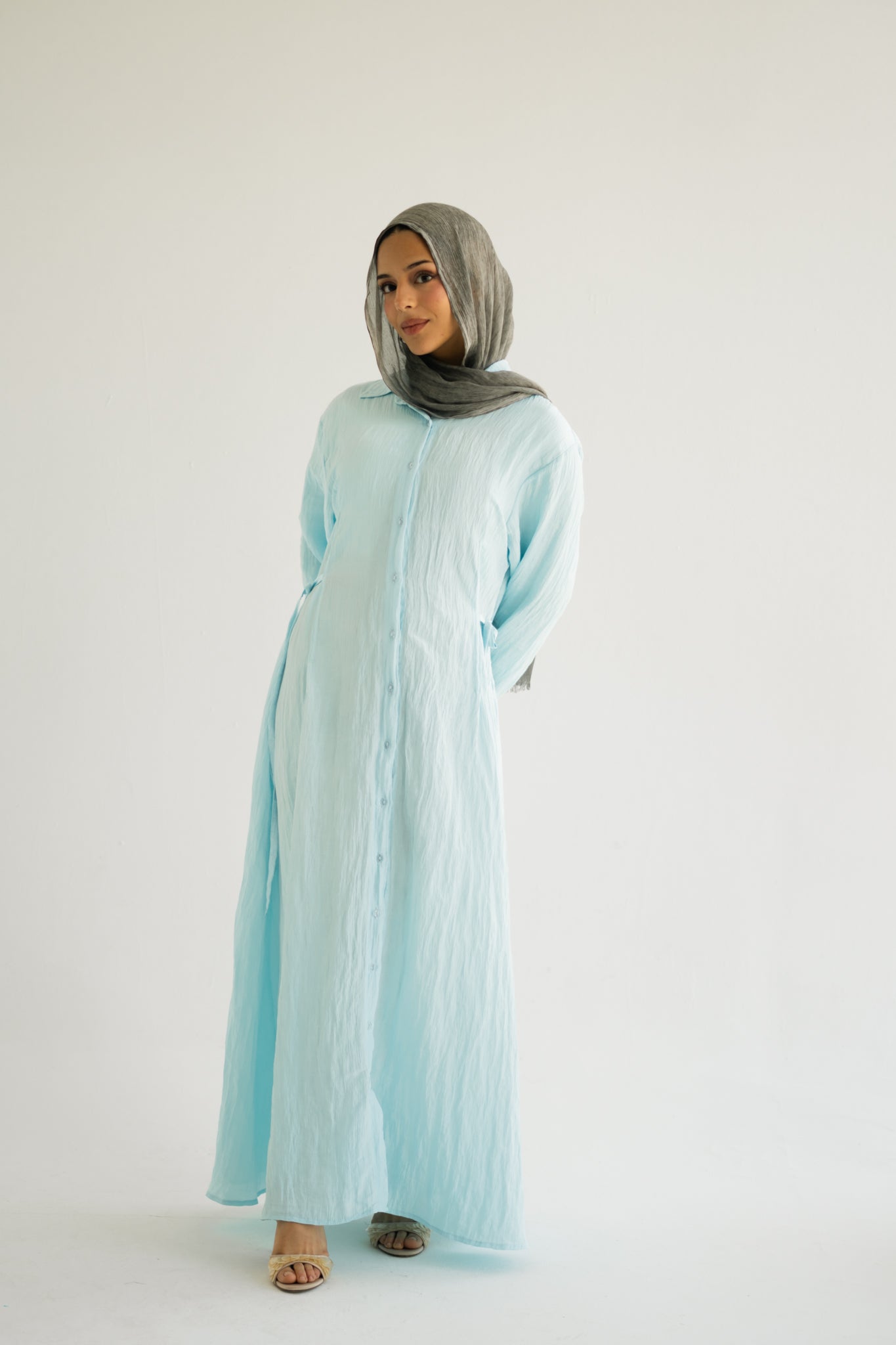 Tie - side long shirt
