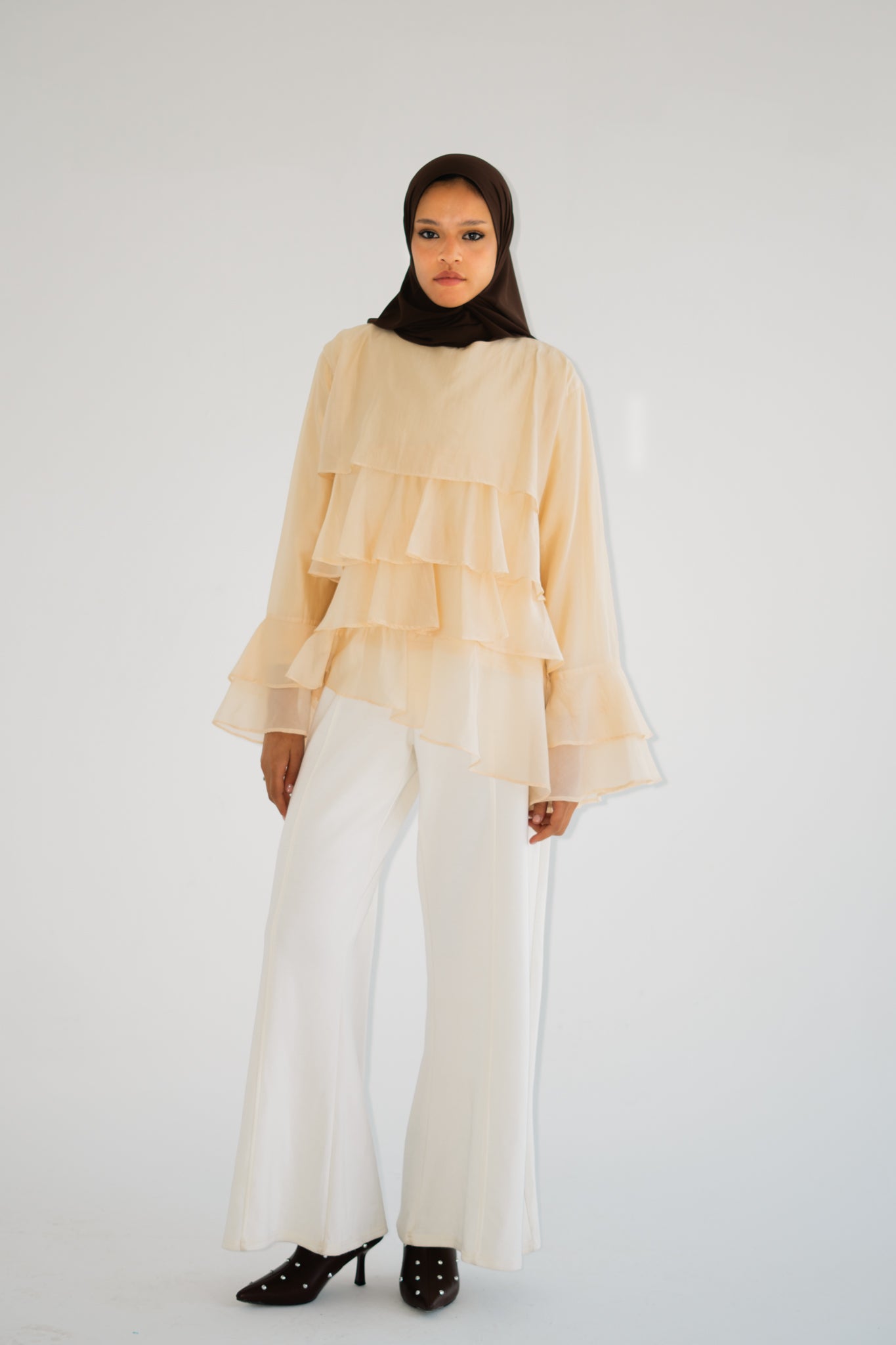 Layered Ruffle top