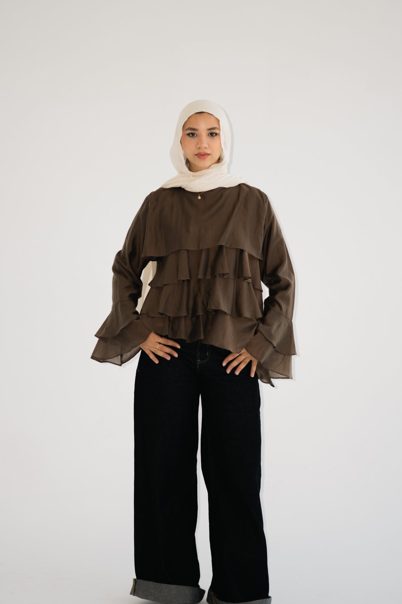 Layered Ruffle top
