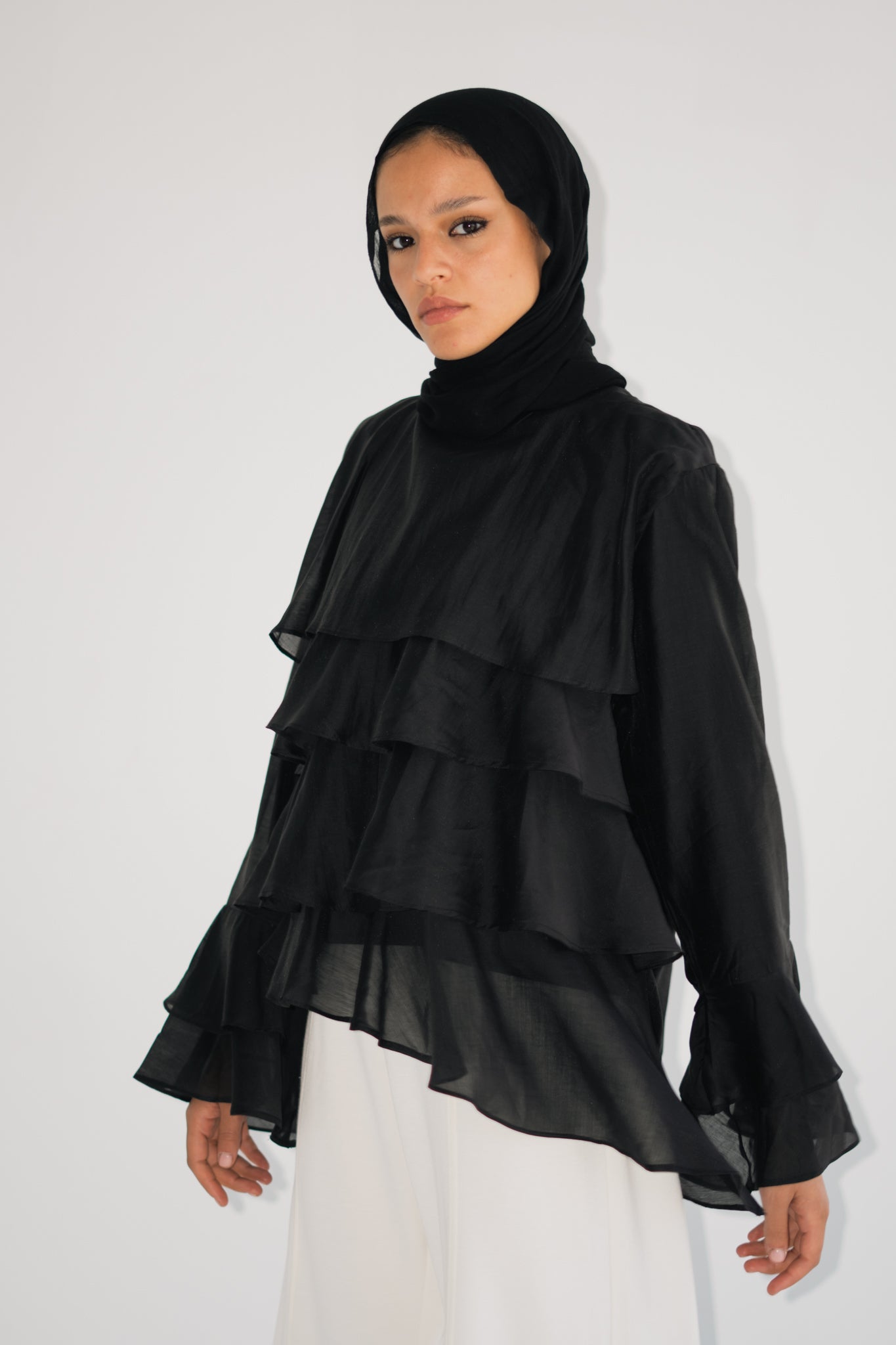Layered Ruffle top