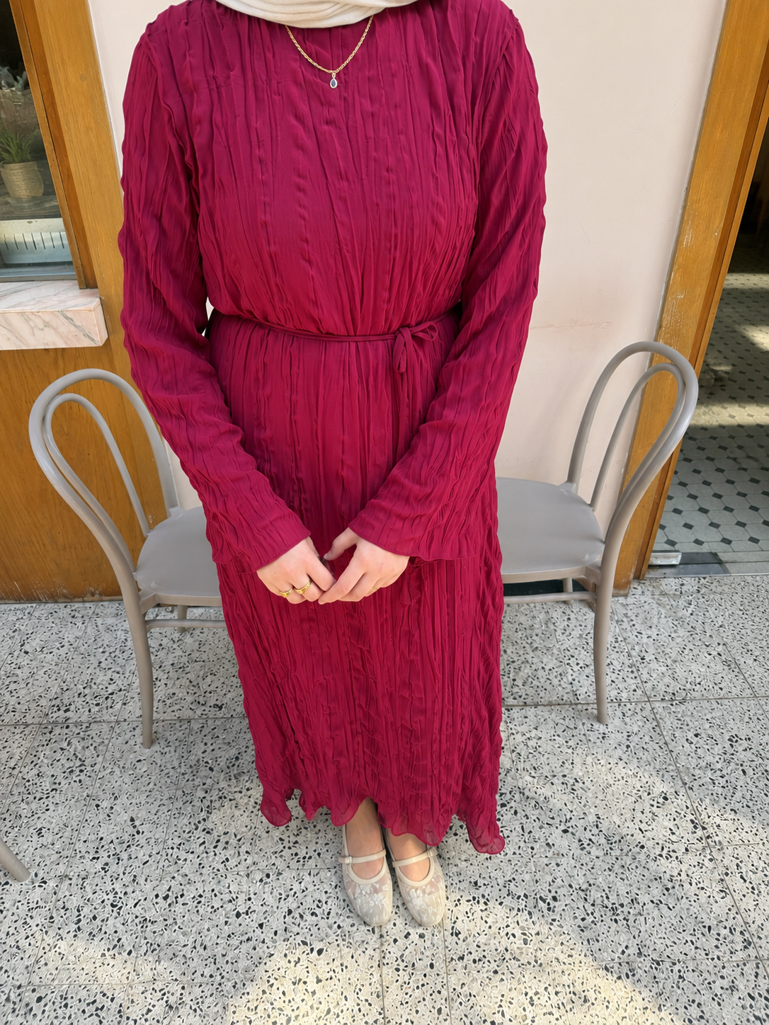 Mila Breeze crushed Dress