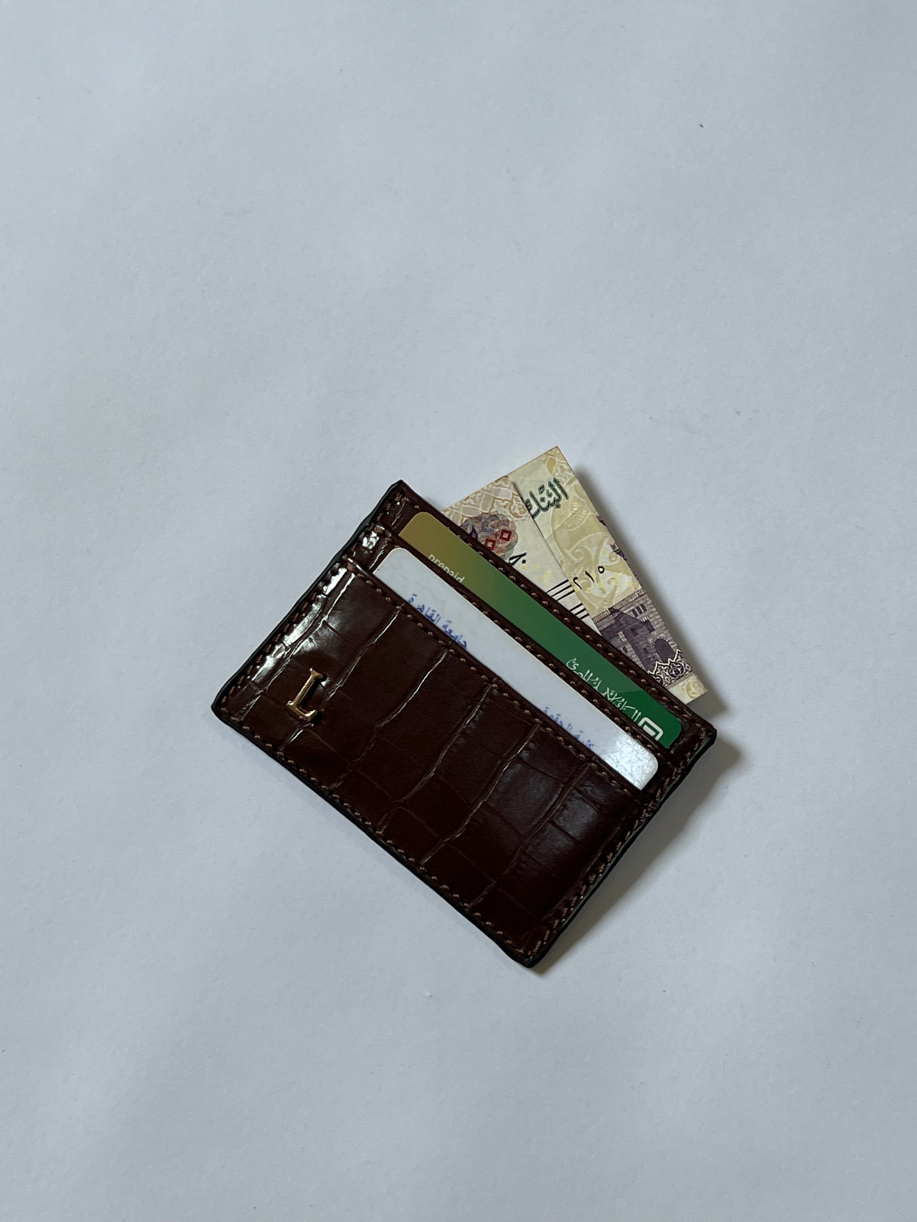 Minimalist Card Holder (Dark brown)