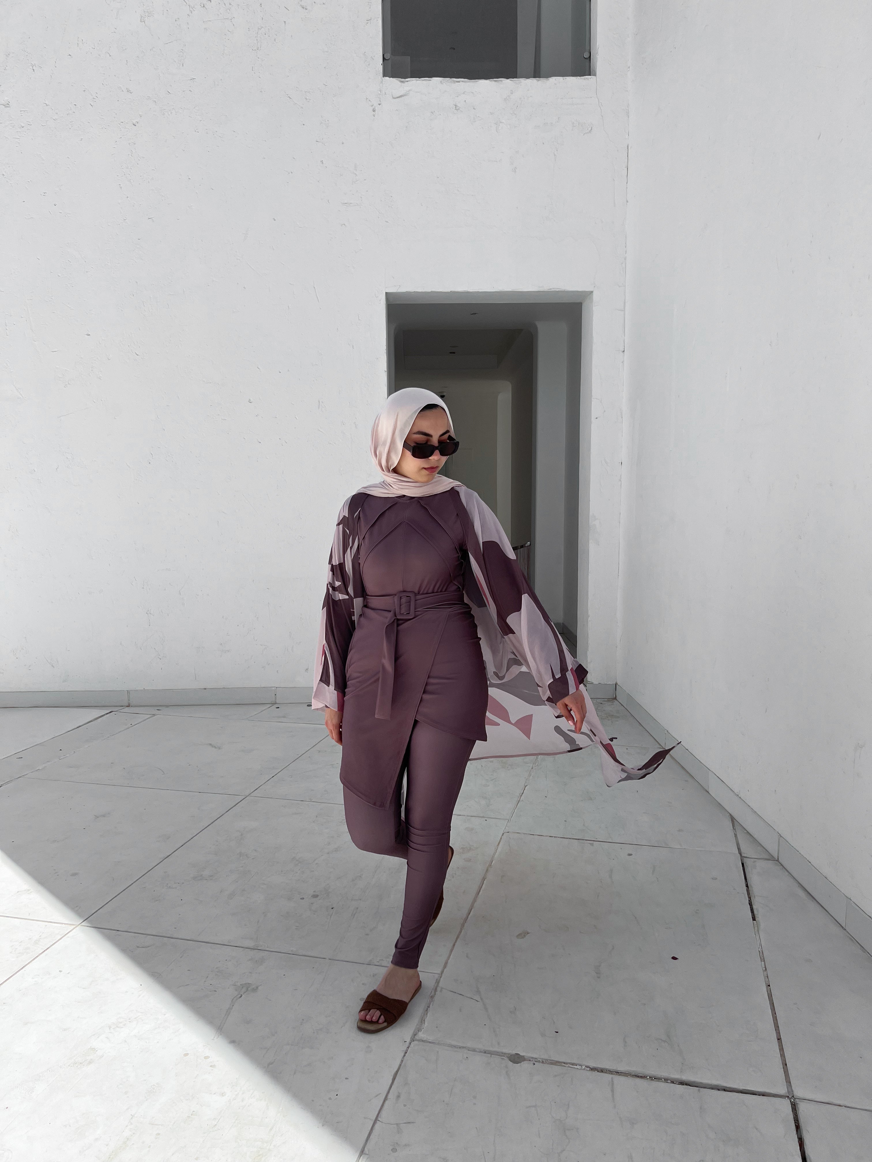 Brown July Burkini