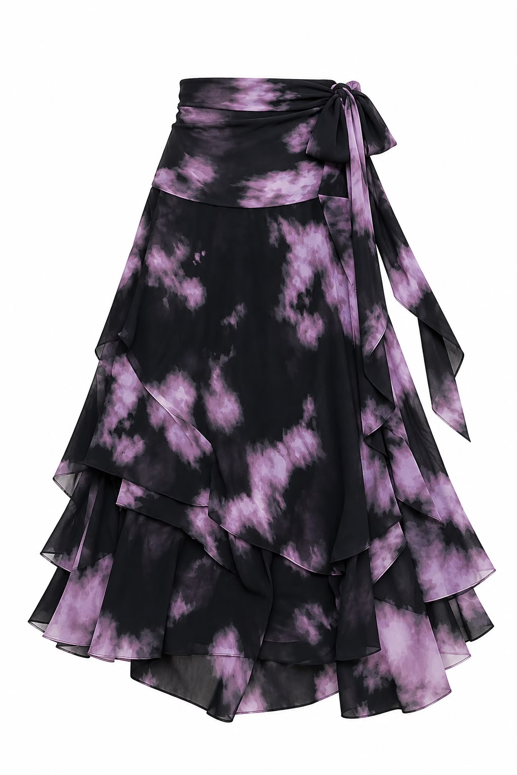 Ruffle Chiffon Skirt