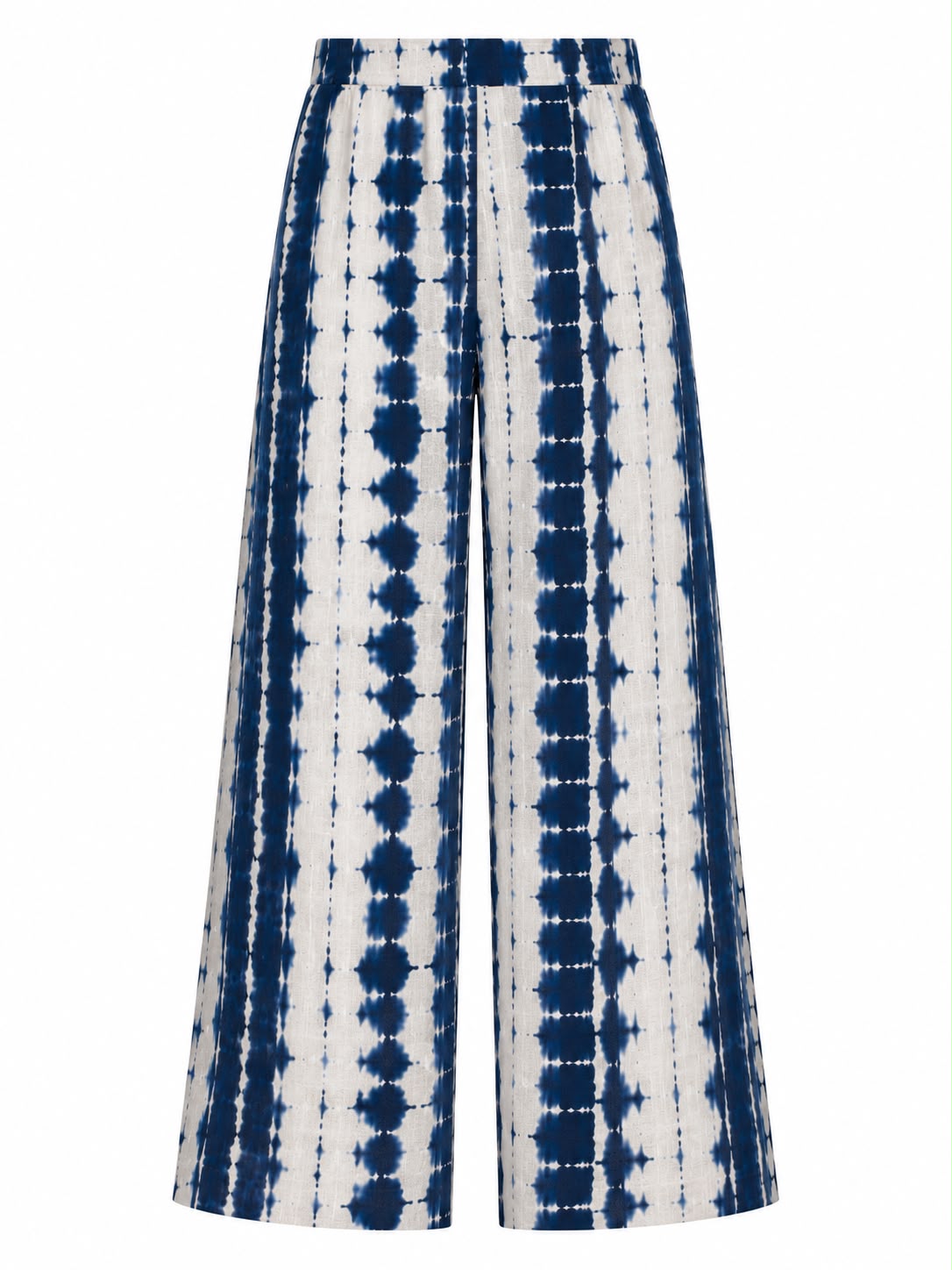 Printed Linen Pants