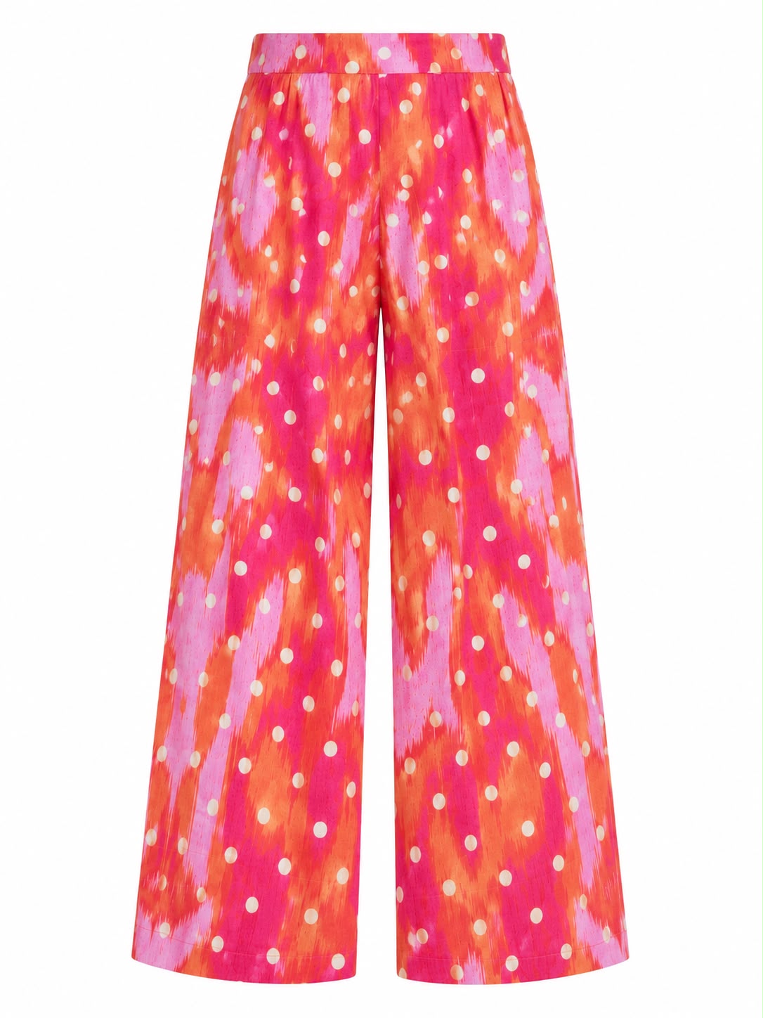 Printed Linen Pants