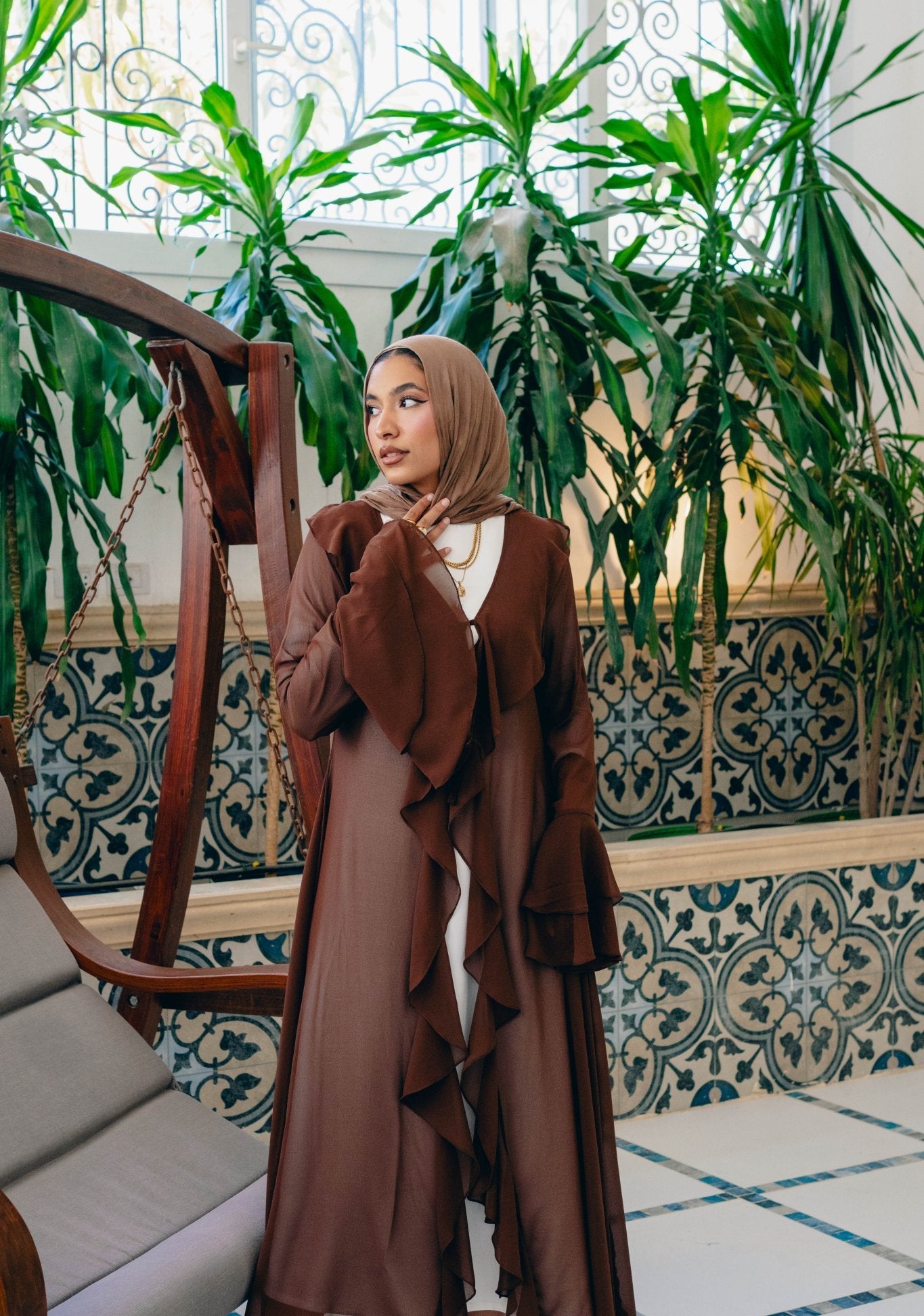 Alvaro kimono with ruffles - Lillyscarfofficial