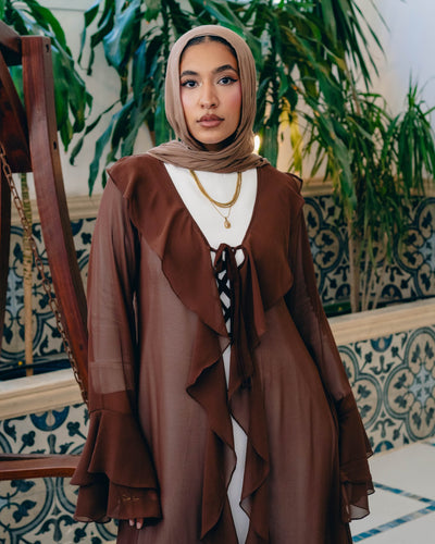 Alvaro kimono with ruffles - Lillyscarfofficial