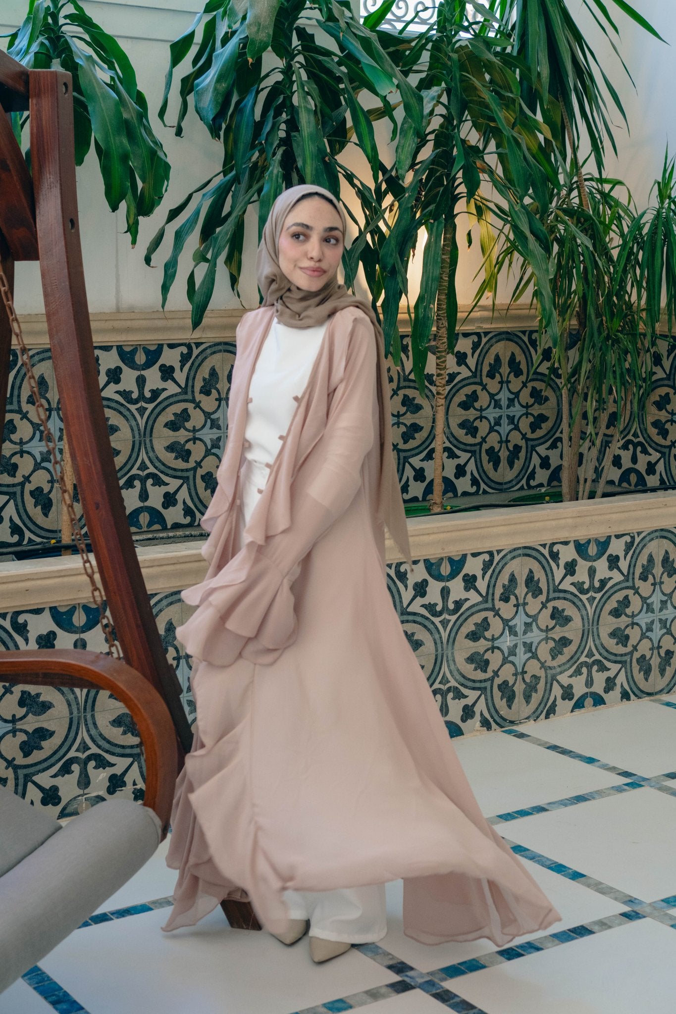 Alvaro kimono with ruffles - Lillyscarfofficial