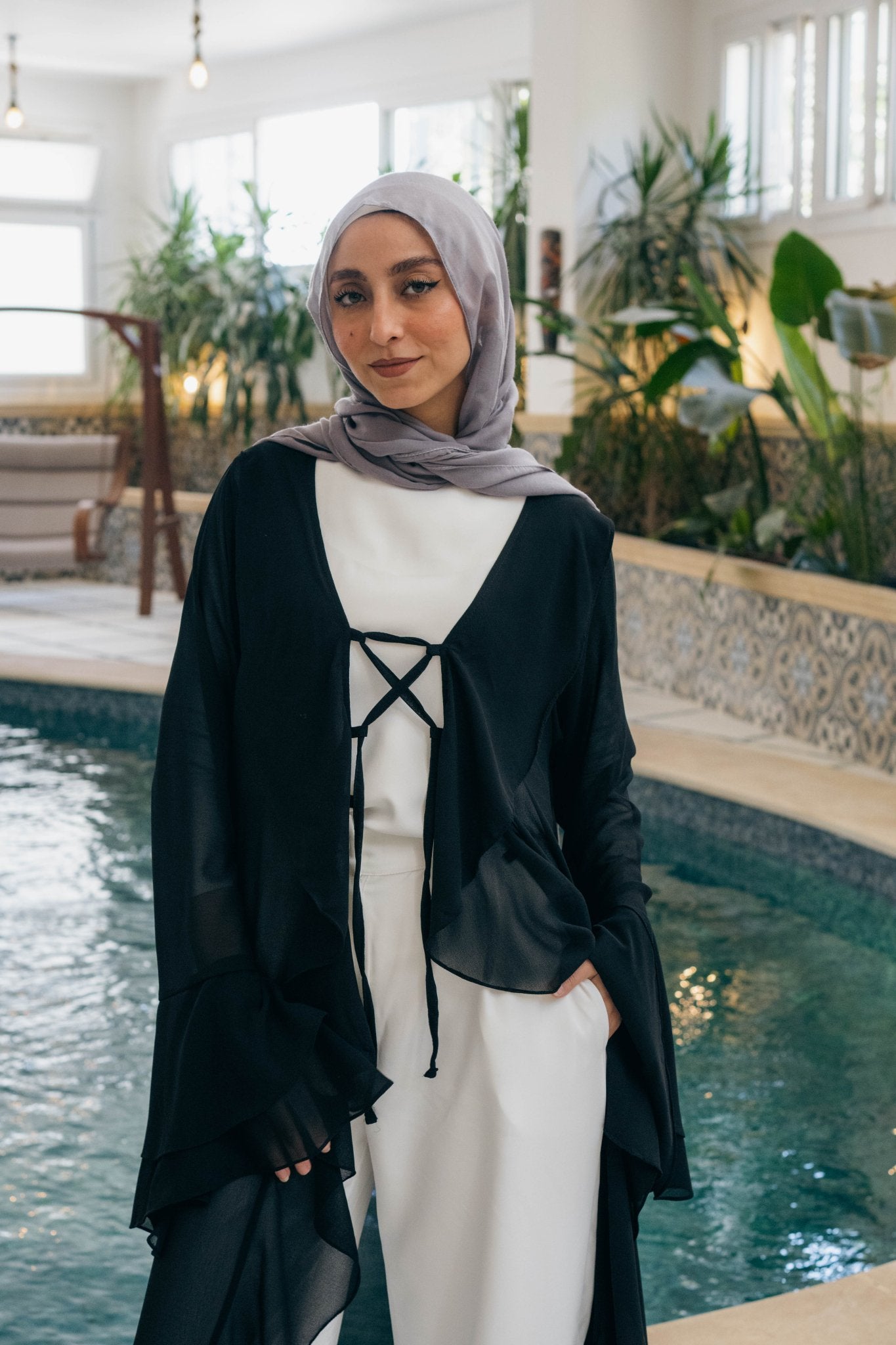 Alvaro kimono with ruffles - Lillyscarfofficial