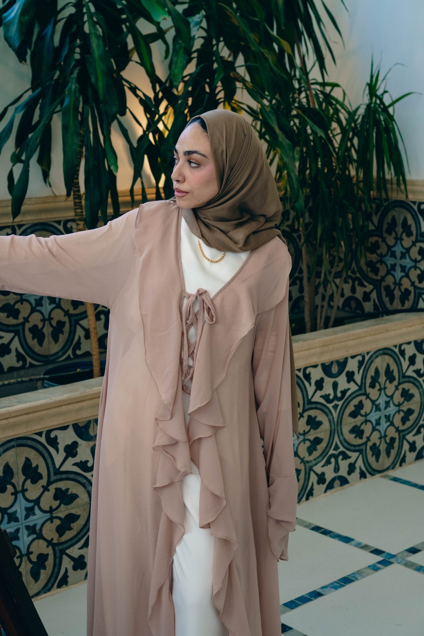 Alvaro kimono with ruffles - Lillyscarfofficial