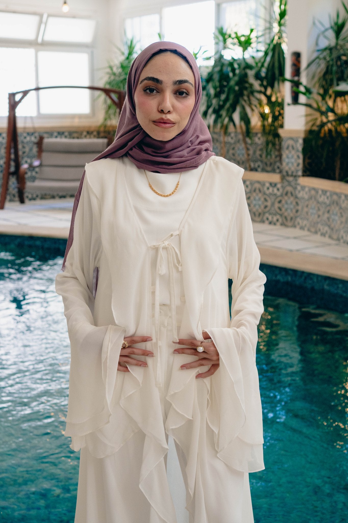 Alvaro kimono with ruffles - Lillyscarfofficial