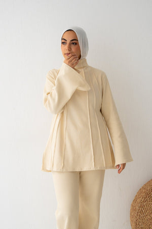 Amelia Set in beige - Lillyscarfofficial
