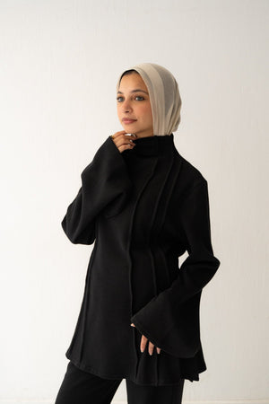 Amelia Set in black - Lillyscarfofficial